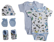 Load image into Gallery viewer, Newborn Baby Boys 5 Pc Layette Baby Shower Gift
