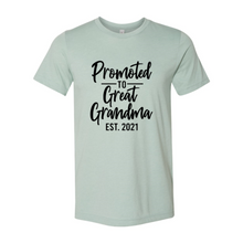 Load image into Gallery viewer, Promoted To Great Grandma Shirt
