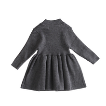 Load image into Gallery viewer, Kimmie Sweater Dress~Gray
