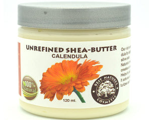 Unrefined Shea - Calendula Butter. Helps to calm