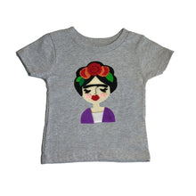Load image into Gallery viewer, Frida - Kids Shirt - Pink and Gray
