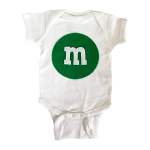 Merry Christmas - M and M's Baby Bodysuit Combo - Red & Green