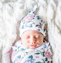 Load image into Gallery viewer, flower power baby beanie
