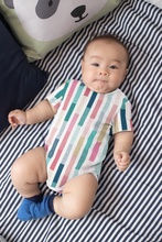 Load image into Gallery viewer, Retro Stripes Onesie
