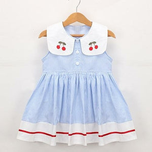 New Summer Flying sleeve Plaid Baby Girl Clothes Ruffles Backless