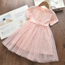 Load image into Gallery viewer, Girl Casual Dress 2021 New Summer Fashion Princess Dresses Girls Sweet
