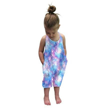 Load image into Gallery viewer, Summer Toddler Girl Baby Kids Jumpsuit Tie Dye One Piece Star Print
