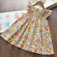 Load image into Gallery viewer, Girls Dress Casual Summer Floral Girl Dresses Children&#39;s Clothing
