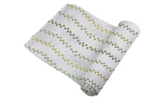 Load image into Gallery viewer, Dino Feet Cotton Muslin Swaddle
