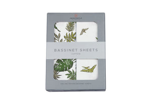 Jurassic Forest and Pteranodon Bassinet Sheets