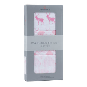 Pop of Pink Washcloth Set